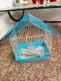 Gabbia per uccellini mis. 40x30 circa gabbietta in