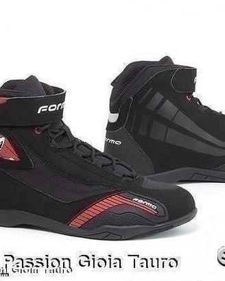 Scarpe Moto Sport FORMA GENESIS Nere - Rosso
