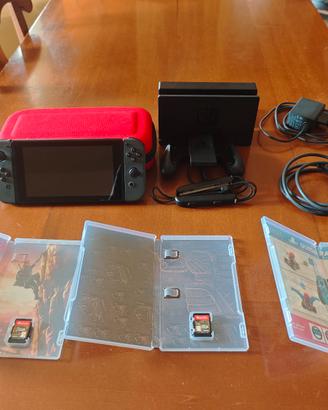 Nintendo Switch 1 Gray+ 3 giochi nintendo