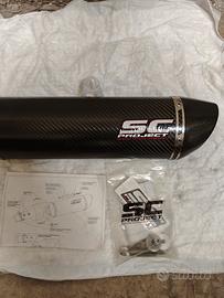 scarico carbonio sc-project BMW F800R 