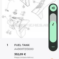 Ktm Serbatoio exc 300