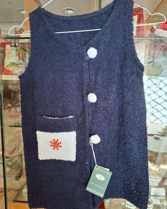 Accappatoio senza maniche per bambini Evergreen 