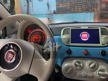 Radio tablet CARPLAYwifi FIAT 500 dal 2007 al 2015