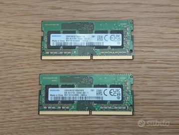 2x8Gb SODIMM DDR4 Pc3200 Samsung