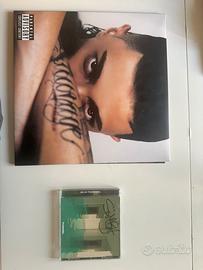 Vinile autografato e cd autografato