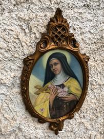 Quadro -Santa Rita Da Cascia- a pastello