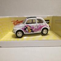 MODELLO AUTO FIAT 500 MINNIE WALT DISNEY BURAGO