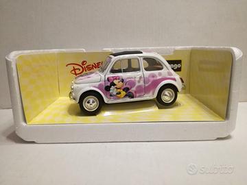 MODELLO AUTO FIAT 500 MINNIE WALT DISNEY BURAGO