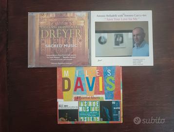 Lotto CD jazz e classica – Miles Davis 3 Essential