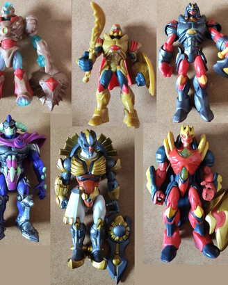 8 Gormiti 12 cm con braccia e gambe movibili