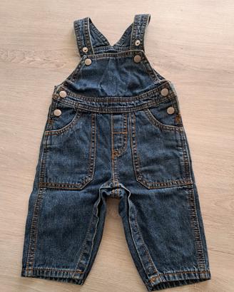Salopette di jeans bambino 3 mesi