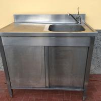 Lavello acciaio inox armadiato COME NUOVO