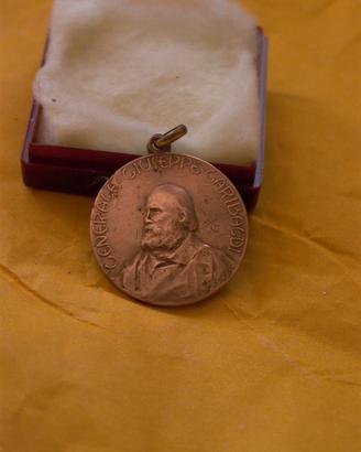 Medaglietta Unità d'Italia Giuseppe Garibaldi