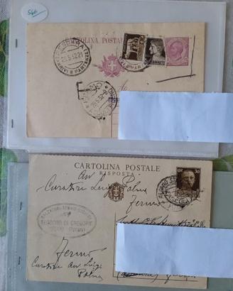 2 Cartoline Postali d'Epoca Viaggiate - Anni 30/40