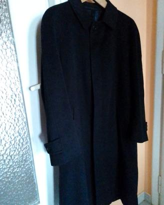 Cappotto uomo blù  scuro in puro cashmere tag.52 