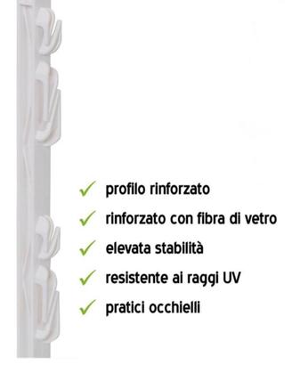 50 pali recinzione elettrica alti 156cm 