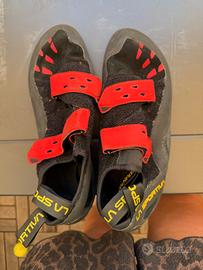 Scarpe arrampicata Sportiva Tarantula 43,5 rosse