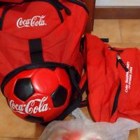 Coca Cola zaino pallone merchandising vario