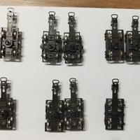 Carrelli ricambio FS DB SNCF trenino Lima H0 1:87