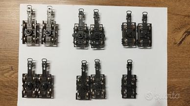 Carrelli ricambio FS DB SNCF trenino Lima H0 1:87