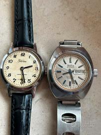 Due orologi donna carica manuale