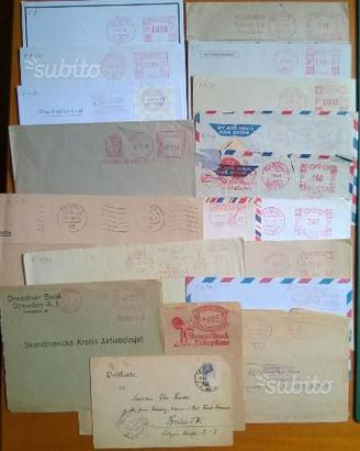 Lotto 2 di 50 Buste lettere affrancate ed altre da