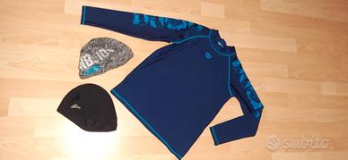 Maglietta termica piscina mare 8/10 anni