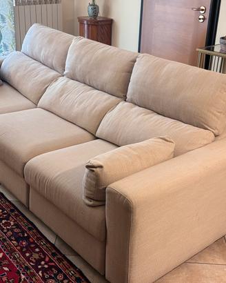 Divano Eskilstuna 3 posti chaise longue regolabili