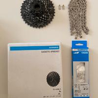 Shimano Cassetta pignoni/Catena