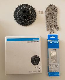 Shimano Cassetta pignoni/Catena