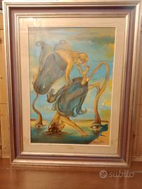 grande opera di marisa flabo olio su tela 50x70
