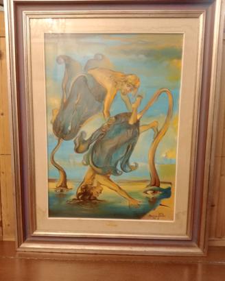grande opera di marisa flabo olio su tela 50x70