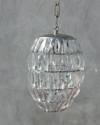 Lampadario con cristalli Murano collezione 