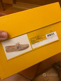 Car shoe gomminl nuove cammello misura 9 (43)