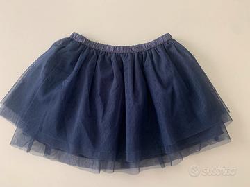 Gonna in tulle blu 8/9 anni _ Terranova