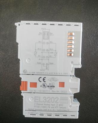 BECKHOFF EL3202-0000 EtherCAT 2 Channel Pt100