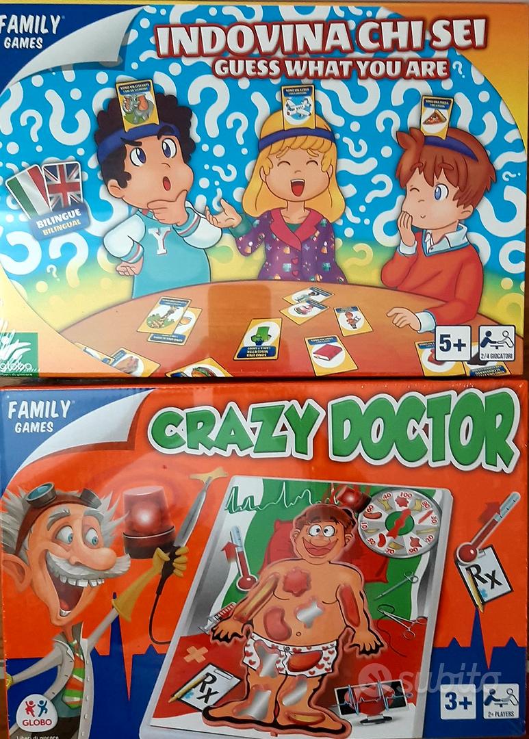 Lotto giochi Indovina chi sei e Crazy doctor nuovi - Tutto per i bambini In  vendita a Roma