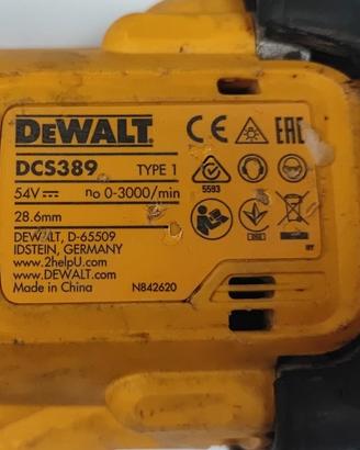 Sega alternativa DEWALT DCS389   54v