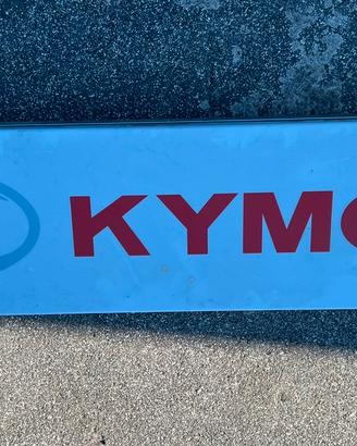 n.2 insegne illuminate concessionario kymco