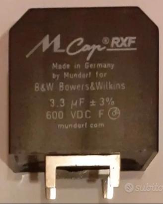 Nuovo Condensatore MCAP Mundorf RXF da 3,3uF 600V