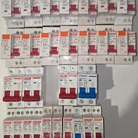 lotto materiale elettrico magnetotermici salvavita