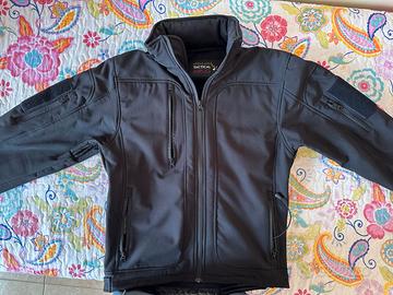 Giacca tattica soft shell Open Land Nerg nera t. M