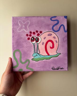 Quadro cartoon fatto a mano 20x20.