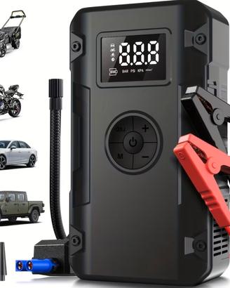 Avviatore auto con compressore potente auto moto
