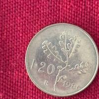 Monete per collezionismo da 20 e 10.000 lire