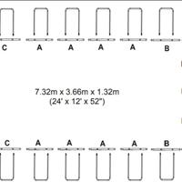 Piscina Bestway  Fuori Terra Rettangolare