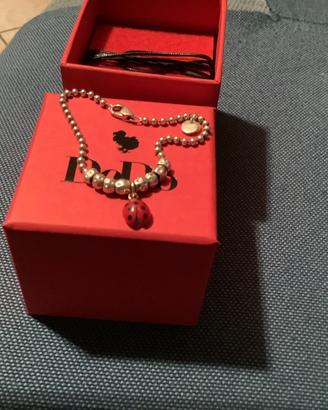 Bracciale dodo con coccinella in oro