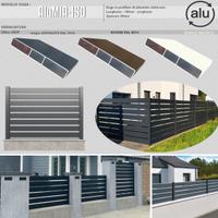 Doga listone alluminio per recinzione steccato