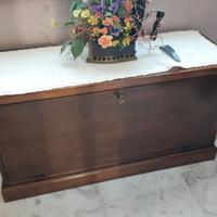 scarpiera a cassapanca legno