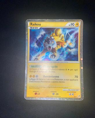 POKEMON CARD RAIKOU HOLO RICHIAMO DELLE LEGGENDE